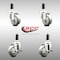 Service Caster 3 Inch 316SS Gray Poly Swivel 1-1/8 Inch Expanding Stem Caster Brake SCC, 2PK SCC-SS316EX20S314-PPUB-2-TLB-2-118 - alternate 6